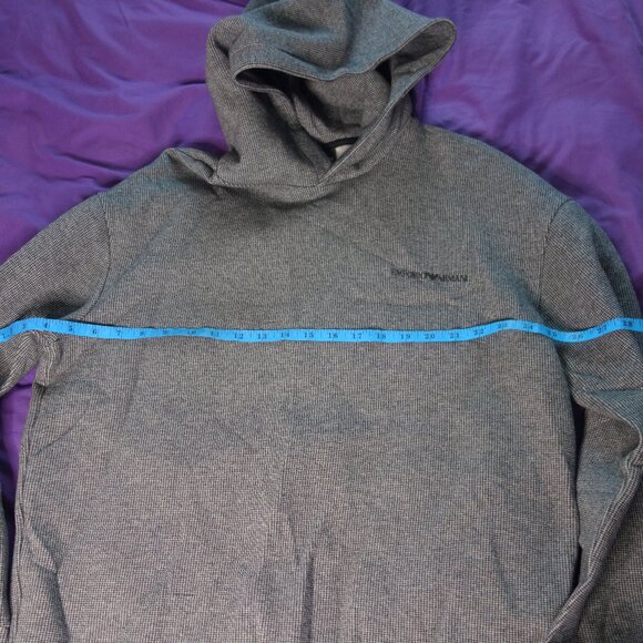 Emporio Armani Grey Hoodie Size M - Picture 2 of 14